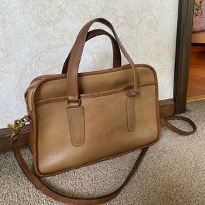 Coach Skinny Flight Carmel Vintage Leather Bag